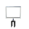 Post Top Sign Frame Retractable Belt Barriers - Montour Line