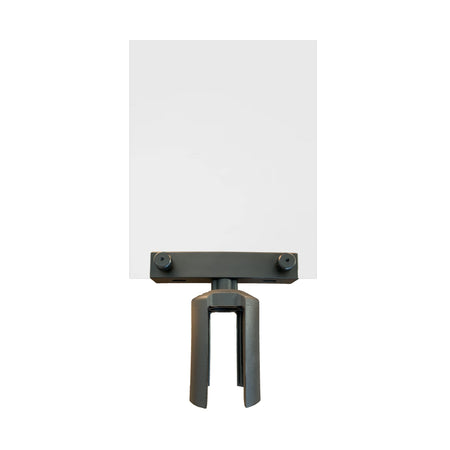 8.5x11 Clear Paper Sign Holder for Retractable Belt Barriers - Crowd Control Warehouse
