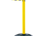 Heavy Duty Retractable Belt Utility Stanchion, 7.5 Ft. Belt - Tensabarrier 886