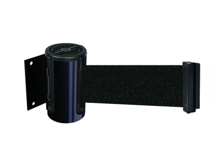 Tensabarrier 896 Wall Mounted Retractable Belt Barrier black for sale