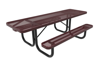 Rectangular Portable Table - Diamond Pattern