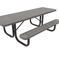 Rectangular Portable Table - Circular Pattern