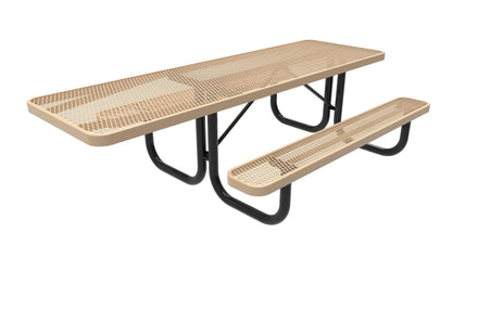 Rectangular Portable Table - Diamond Pattern