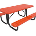 Rectangular Portable Table - Circular Pattern