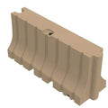 Water/Sand Ballastable Jersey Barrier - 42 in. H x 96 in. L x 24 in. W, 150-225 lbs