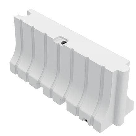 White Water/Sand Fillable Traffic Barrier - 42" H x 96" L x 24" W