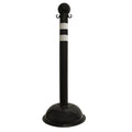 Traffic Control Plastic Stanchion with DOT Reflective Stripes