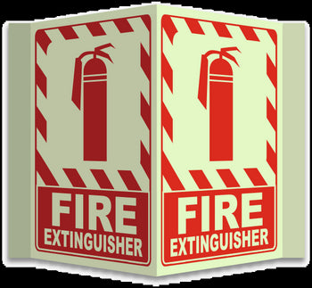 3-Way Fire Extinguisher Sign