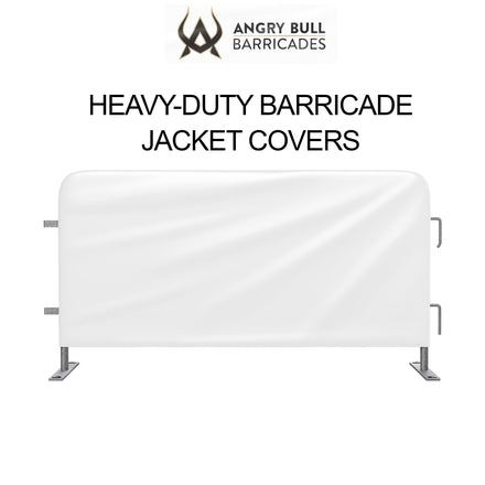 Heavy Duty Barricade Jacket Covers - Angry Bull Barricades
