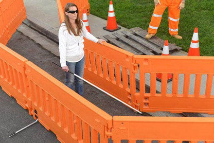 ADA Traffic Barricade Wall