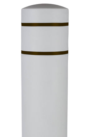 BollardGard Bollard Cover - Light Gray