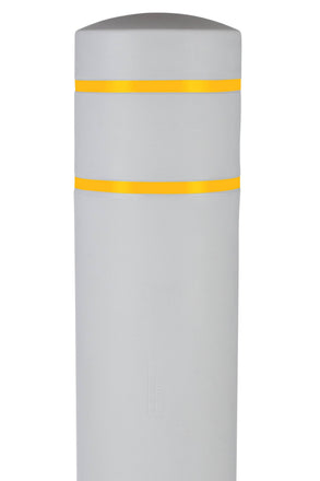 BollardGard Bollard Cover - Light Gray