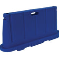 Stackable Plastic Barricade, Water or Sand Fillable (85lbs) - 36 in. H X 78 in. L X 18 in. W