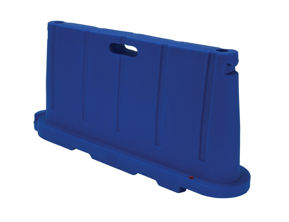 Stackable Plastic Barricade, Water or Sand Fillable (85lbs) - 36 in. H X 78 in. L X 18 in. W Stackable Plastic Barricade, Water or Sand Fillable (85lbs) - 36 in. H X 78 in. L X 18 in. W