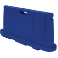 Stackable Plastic Barricade, Water or Sand Fillable (85lbs) - 36 in. H X 78 in. L X 18 in. W