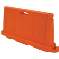 Stackable Plastic Barricade, Water or Sand Fillable (85lbs) - 36 in. H X 78 in. L X 18 in. W