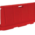 Stackable Plastic Barricade, Water or Sand Fillable (85lbs) - 36 in. H X 78 in. L X 18 in. W