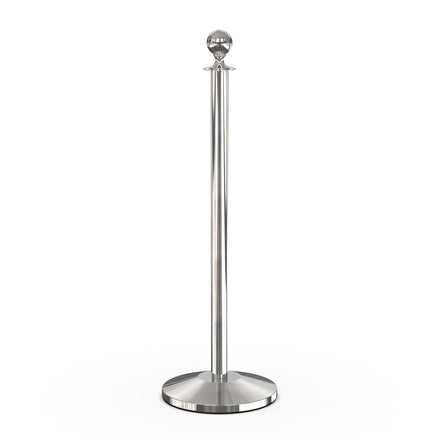 Ball Top Rope Stanchion with Sloped Base - Montour Line CLine