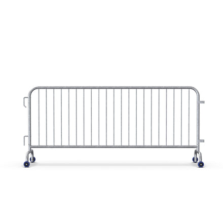 Heavy Duty Interlocking Steel Barricade, 8.5 Ft. - Angry Bull Barricades