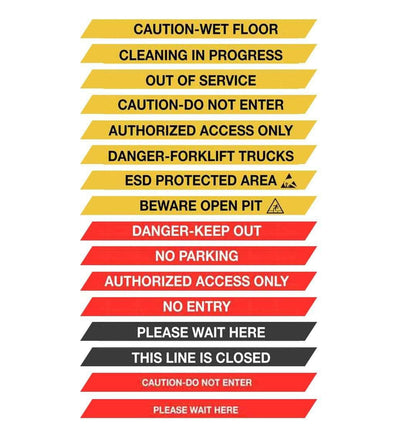 CCW Series WMB-230- Wall Mounted Retractable Belt Barrier With Yellow Fixed ABS Case- 20, 25 & 30 Ft. Belts