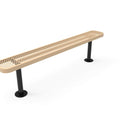 Standard Park Bench without Back - Diamond Pattern