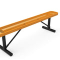 Standard Park Bench without Back - Diamond Pattern
