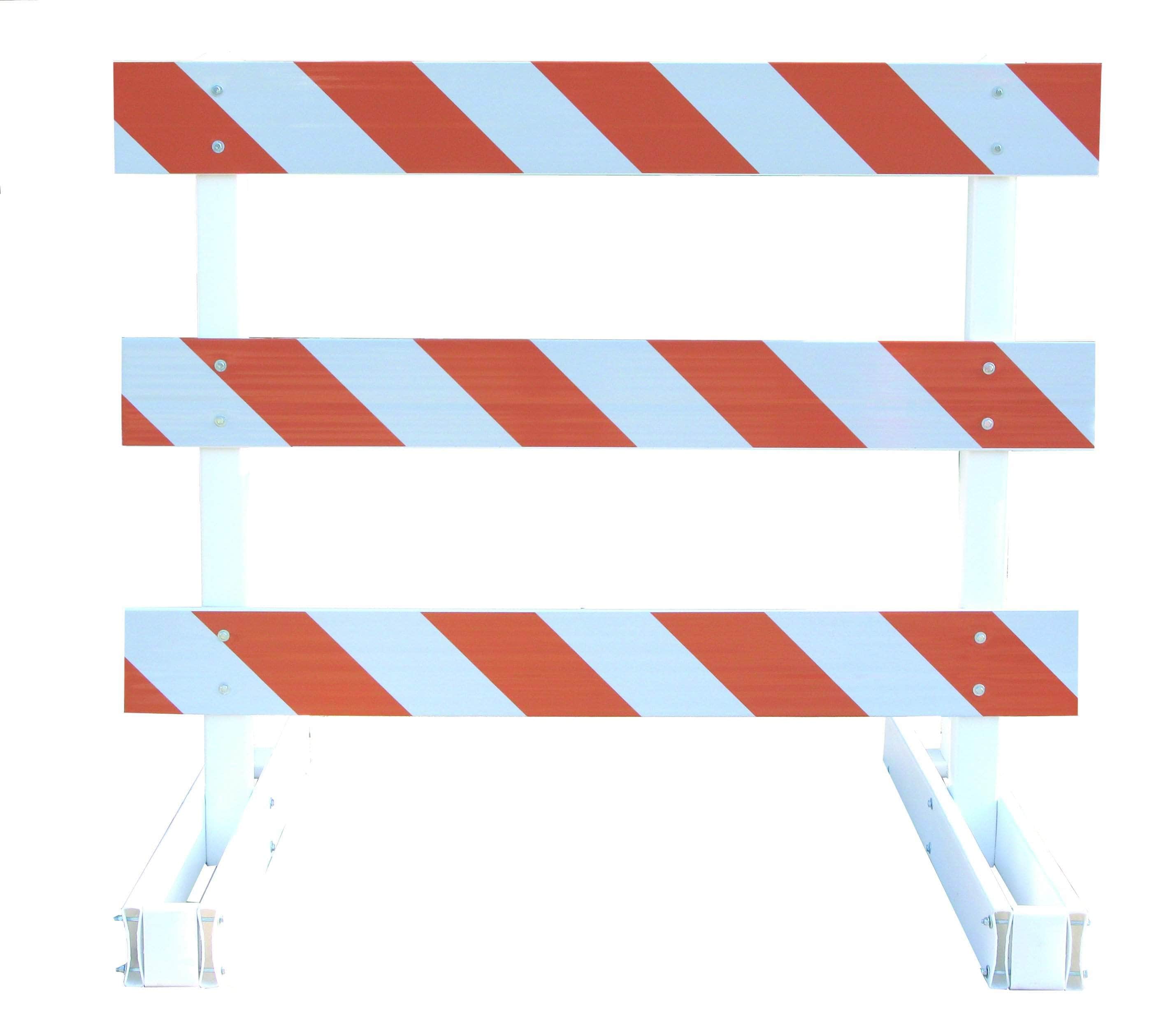 Break Away Type III Traffic Barricade