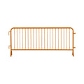 Heavy Duty Interlocking Steel Barricade, 8.5 Ft., Safety Orange - Angry Bull Barricades