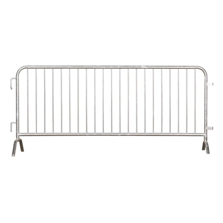 Economy Steel Barricade, Lightweight, Pre-Galvanized, 6.5 Ft. - Angry Bull Barricades