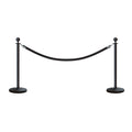 Ball Top Post and Rope Stanchion Kit - Montour Line