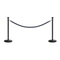 Ball Top Post and Rope Stanchion Kit - Montour Line