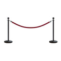 Ball Top Post and Rope Stanchion Kit - Montour Line