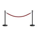 Ball Top Post and Rope Stanchion Kit - Montour Line