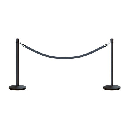 Crown Top Post and Rope Stanchion Kit - Montour Line