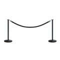 Flat Top Post and Rope Stanchion Kit - Montour Line