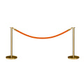 Flat Top Post and Rope Stanchion Kit - Montour Line