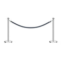 Ball Top Post and Rope Stanchion Kit - Montour Line