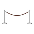 Ball Top Post and Rope Stanchion Kit - Montour Line