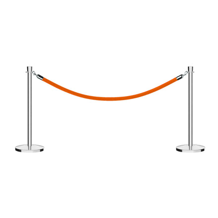 Crown Top Post and Rope Stanchion Kit - Montour Line