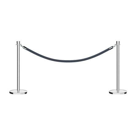 Crown Top Post and Rope Stanchion Kit - Montour Line