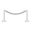 Flat Top Post and Rope Stanchion Kit - Montour Line