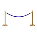 Ball Top Post and Rope Stanchion Kit - Montour Line