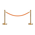 Ball Top Post and Rope Stanchion Kit - Montour Line