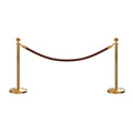 Ball Top Post and Rope Stanchion Kit - Montour Line