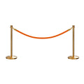 Crown Top Post and Rope Stanchion Kit - Montour Line