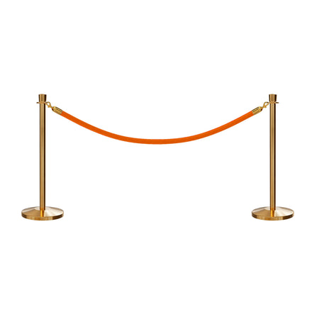 Crown Top Post and Rope Stanchion Kit - Montour Line