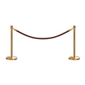 Crown Top Post and Rope Stanchion Kit - Montour Line