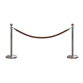 Ball Top Post and Rope Stanchion Kit - Montour Line