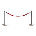 Post and Rope Stanchion Kit, Crown Top Posts, 6 Ft. Velvet Foam Core Rope - Montour Line