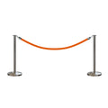 Flat Top Post and Rope Stanchion Kit - Montour Line